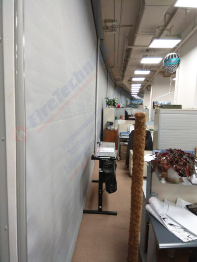 Противопожарные шторы FireTechnics на оконные проемы